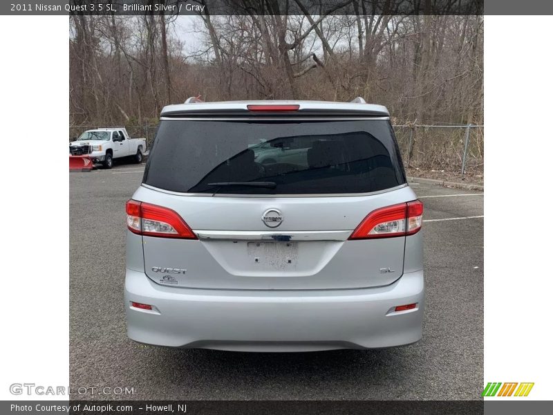 Brilliant Silver / Gray 2011 Nissan Quest 3.5 SL