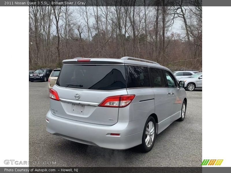 Brilliant Silver / Gray 2011 Nissan Quest 3.5 SL