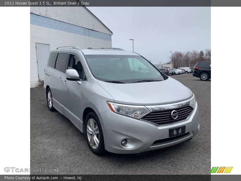 Brilliant Silver / Gray 2011 Nissan Quest 3.5 SL