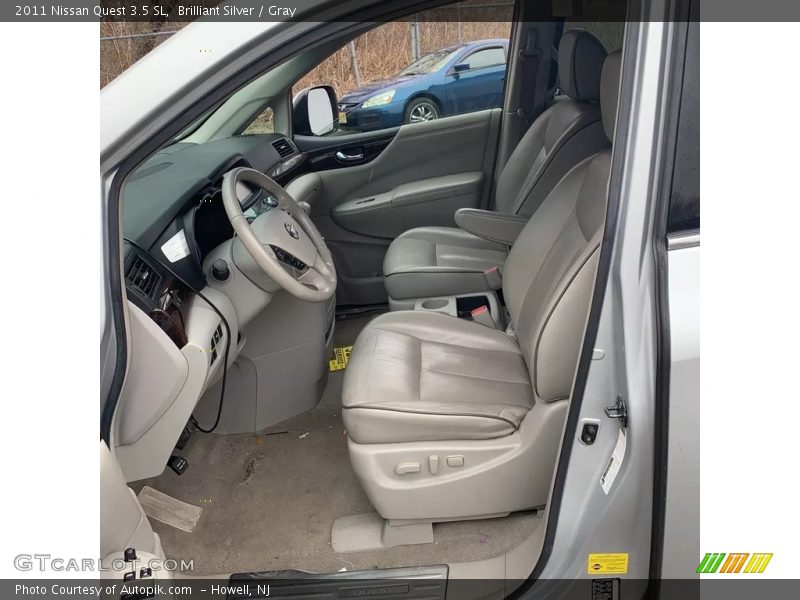 Brilliant Silver / Gray 2011 Nissan Quest 3.5 SL