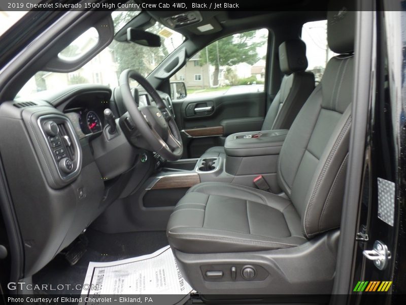 Front Seat of 2019 Silverado 1500 High Country Crew Cab 4WD