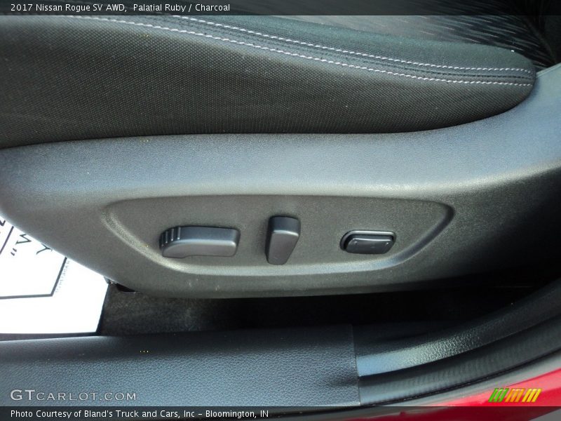 Palatial Ruby / Charcoal 2017 Nissan Rogue SV AWD