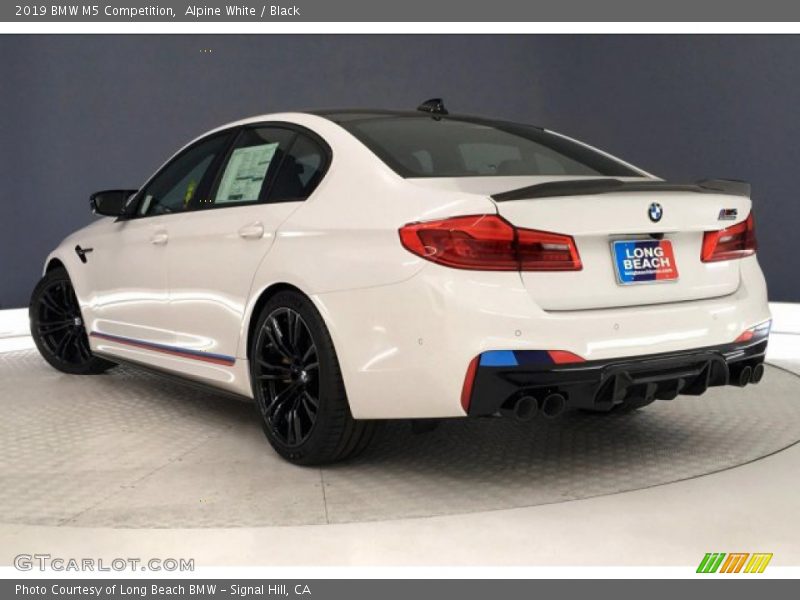 Alpine White / Black 2019 BMW M5 Competition