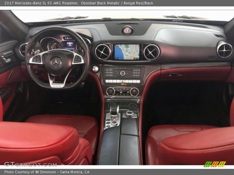 Dashboard of 2017 SL 63 AMG Roadster