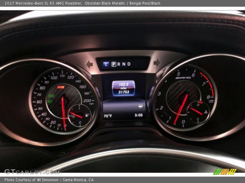  2017 SL 63 AMG Roadster 63 AMG Roadster Gauges