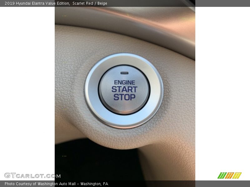 Scarlet Red / Beige 2019 Hyundai Elantra Value Edition