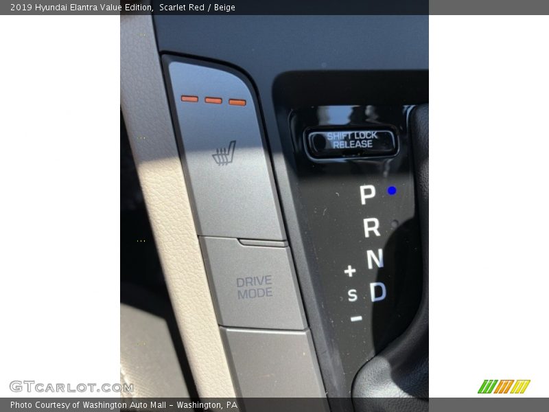 Scarlet Red / Beige 2019 Hyundai Elantra Value Edition