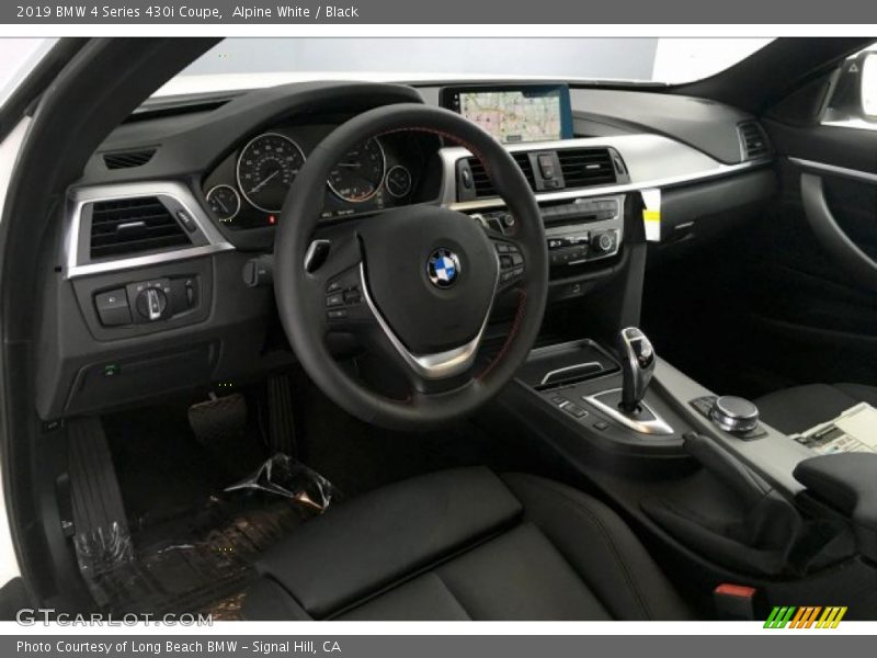 Alpine White / Black 2019 BMW 4 Series 430i Coupe