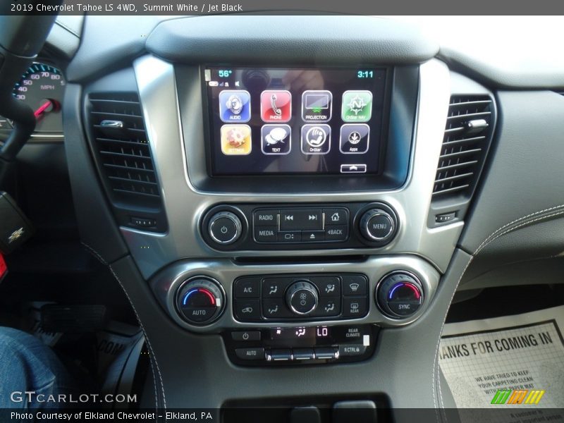 Summit White / Jet Black 2019 Chevrolet Tahoe LS 4WD