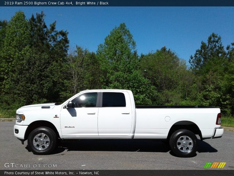 Bright White / Black 2019 Ram 2500 Bighorn Crew Cab 4x4