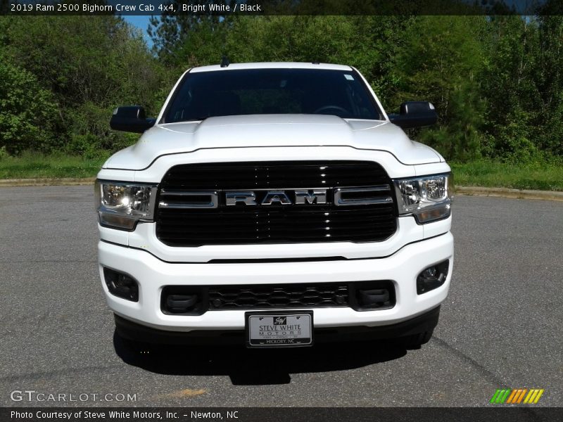 Bright White / Black 2019 Ram 2500 Bighorn Crew Cab 4x4