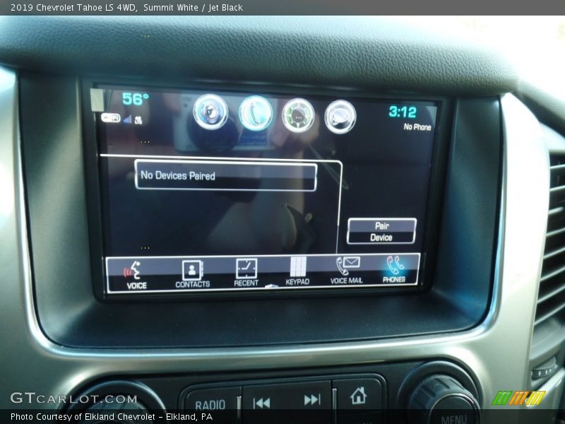 Summit White / Jet Black 2019 Chevrolet Tahoe LS 4WD