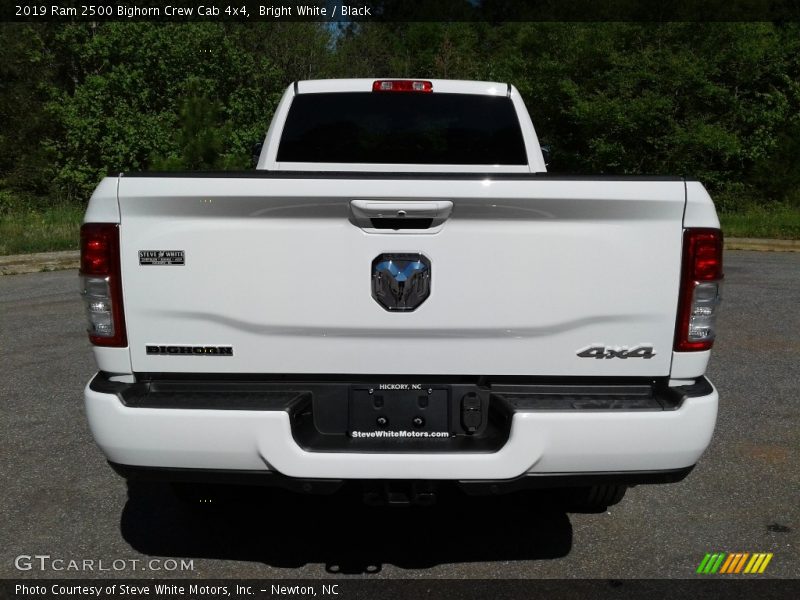 Bright White / Black 2019 Ram 2500 Bighorn Crew Cab 4x4