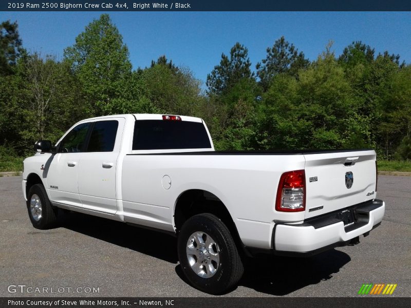 Bright White / Black 2019 Ram 2500 Bighorn Crew Cab 4x4