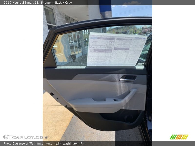 Phantom Black / Gray 2019 Hyundai Sonata SE