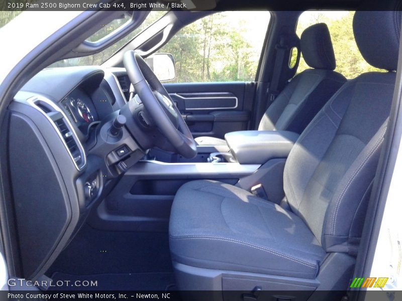 Bright White / Black 2019 Ram 2500 Bighorn Crew Cab 4x4