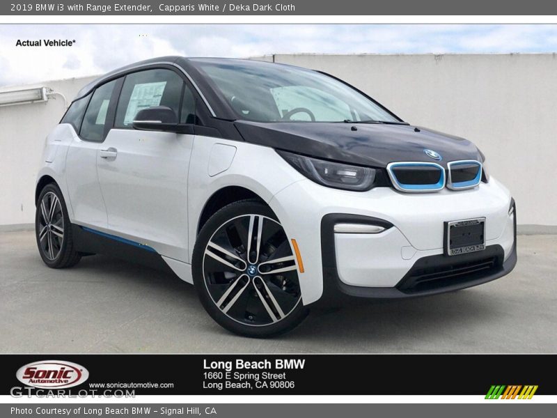 Capparis White / Deka Dark Cloth 2019 BMW i3 with Range Extender