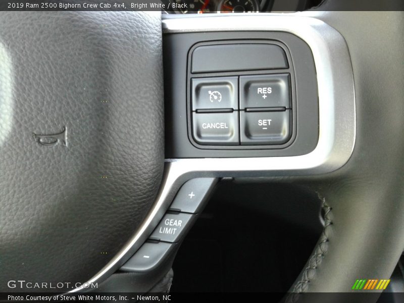Bright White / Black 2019 Ram 2500 Bighorn Crew Cab 4x4