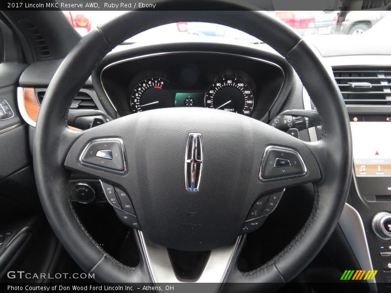 Ruby Red / Ebony 2017 Lincoln MKC Reserve AWD