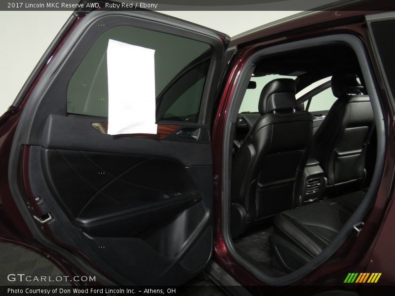 Ruby Red / Ebony 2017 Lincoln MKC Reserve AWD