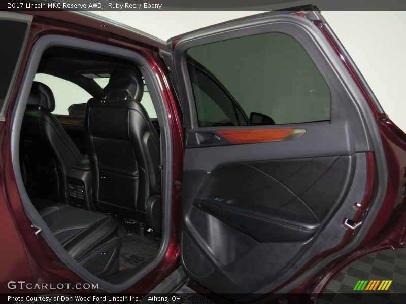 Ruby Red / Ebony 2017 Lincoln MKC Reserve AWD