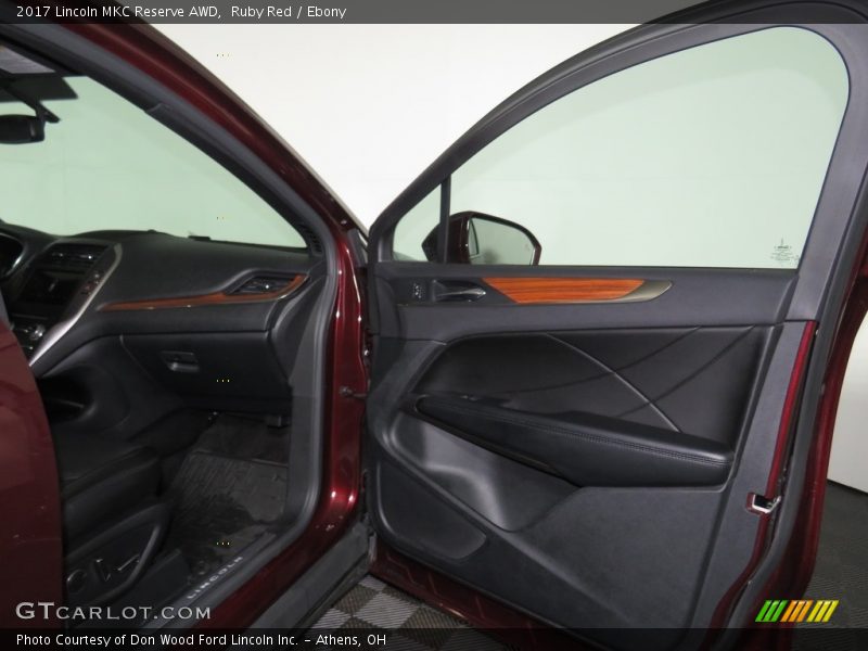 Ruby Red / Ebony 2017 Lincoln MKC Reserve AWD