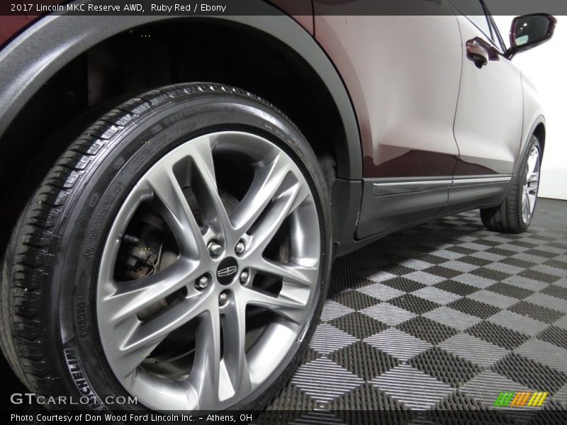 Ruby Red / Ebony 2017 Lincoln MKC Reserve AWD