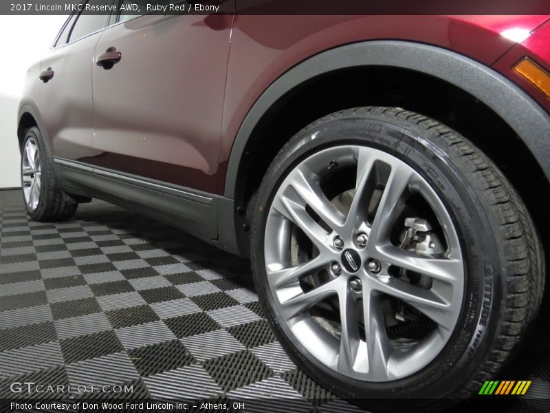 Ruby Red / Ebony 2017 Lincoln MKC Reserve AWD