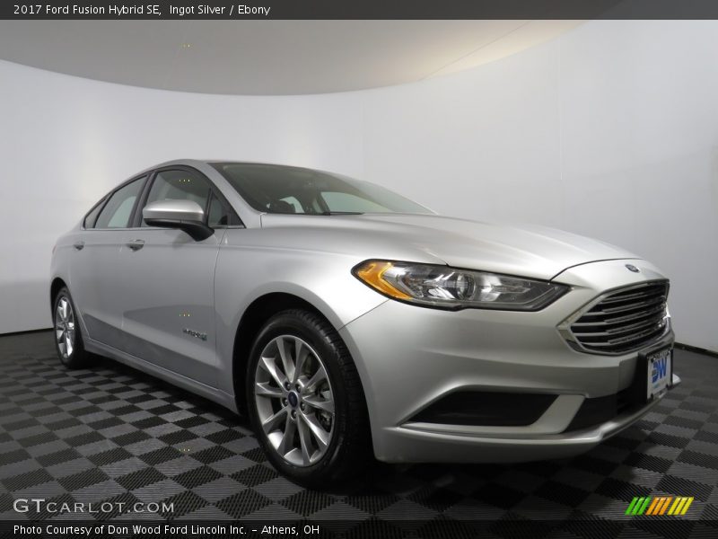 Ingot Silver / Ebony 2017 Ford Fusion Hybrid SE