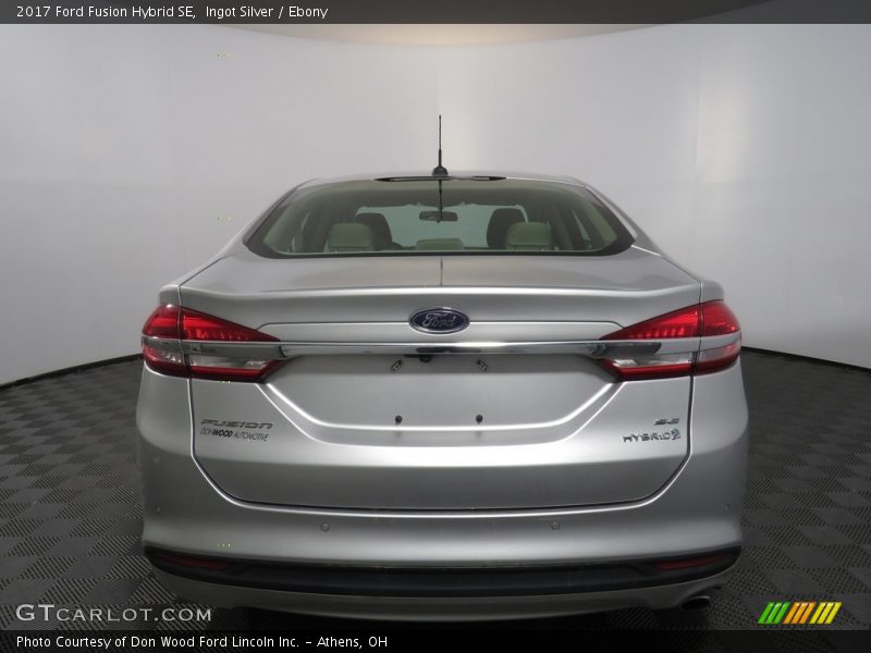 Ingot Silver / Ebony 2017 Ford Fusion Hybrid SE