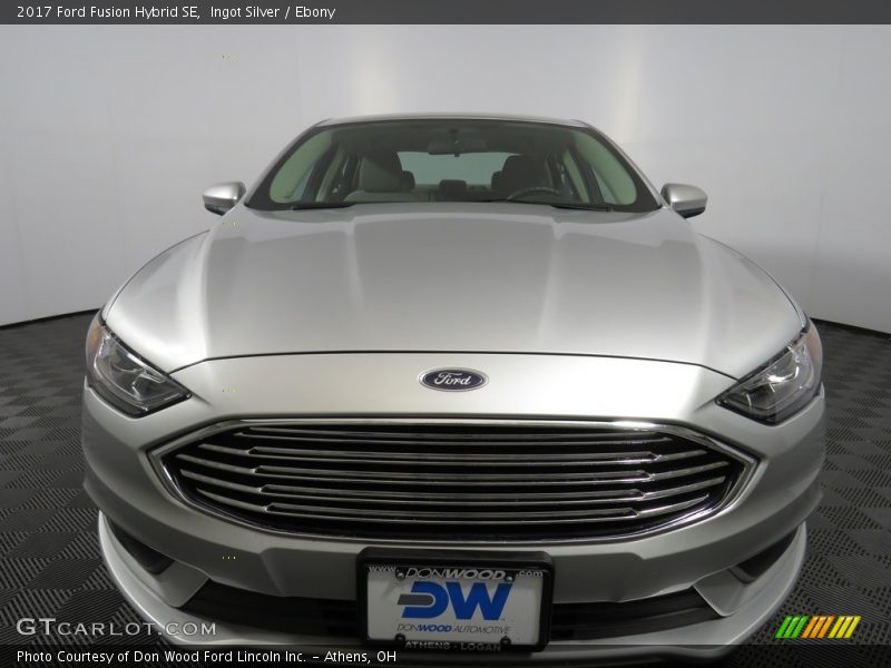 Ingot Silver / Ebony 2017 Ford Fusion Hybrid SE