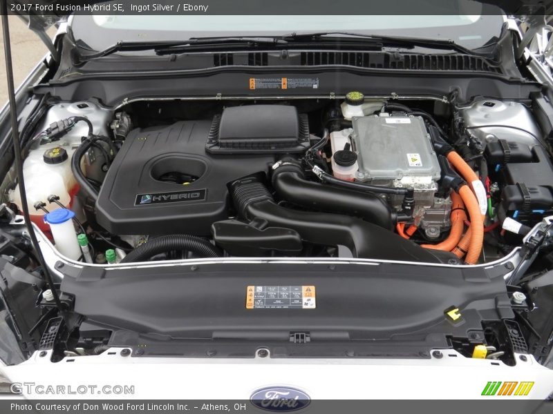 Ingot Silver / Ebony 2017 Ford Fusion Hybrid SE