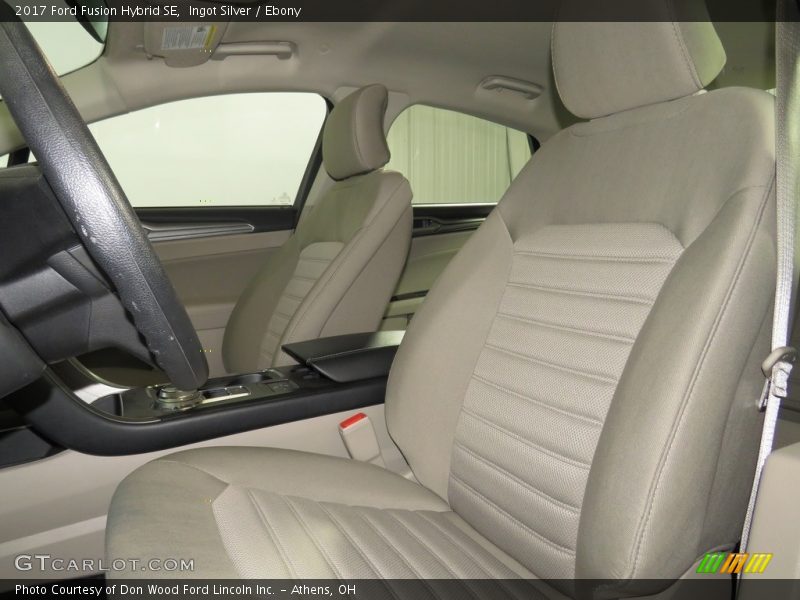 Ingot Silver / Ebony 2017 Ford Fusion Hybrid SE