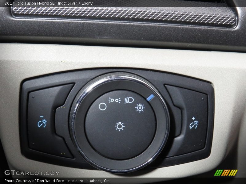 Ingot Silver / Ebony 2017 Ford Fusion Hybrid SE