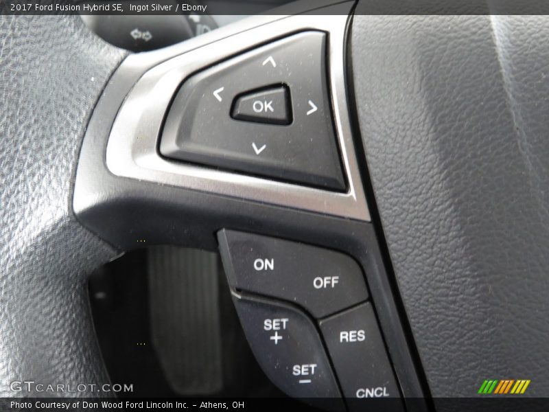 Ingot Silver / Ebony 2017 Ford Fusion Hybrid SE