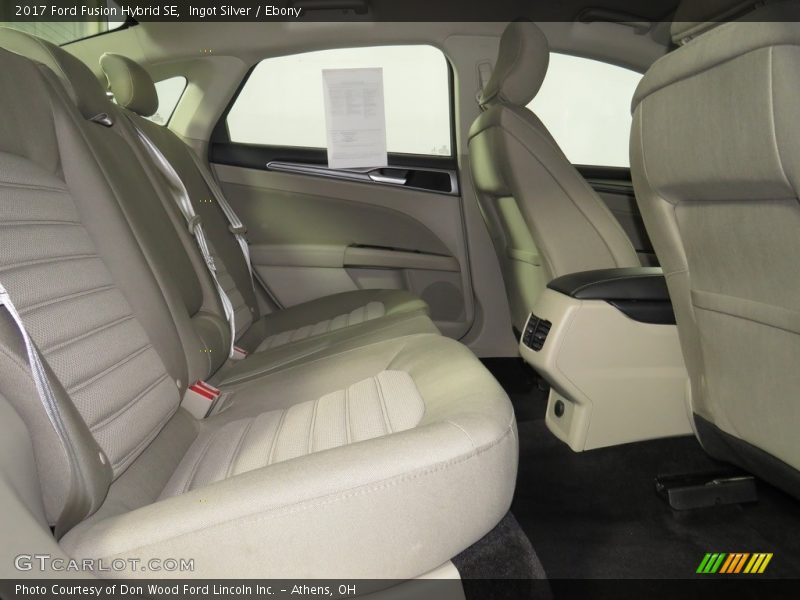 Ingot Silver / Ebony 2017 Ford Fusion Hybrid SE