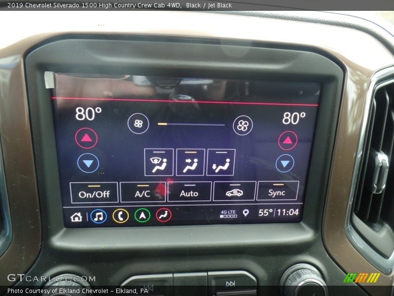 Controls of 2019 Silverado 1500 High Country Crew Cab 4WD
