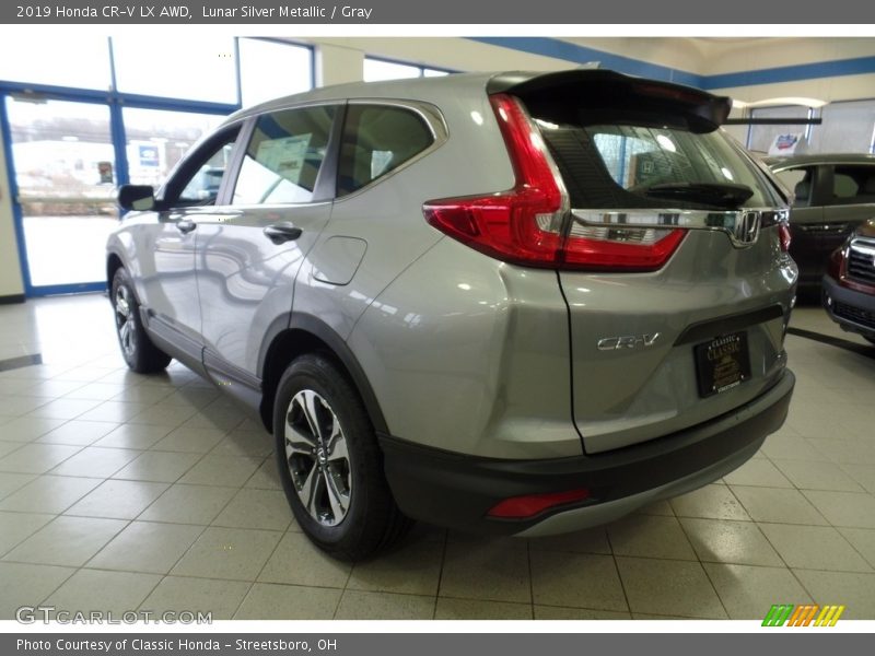 Lunar Silver Metallic / Gray 2019 Honda CR-V LX AWD