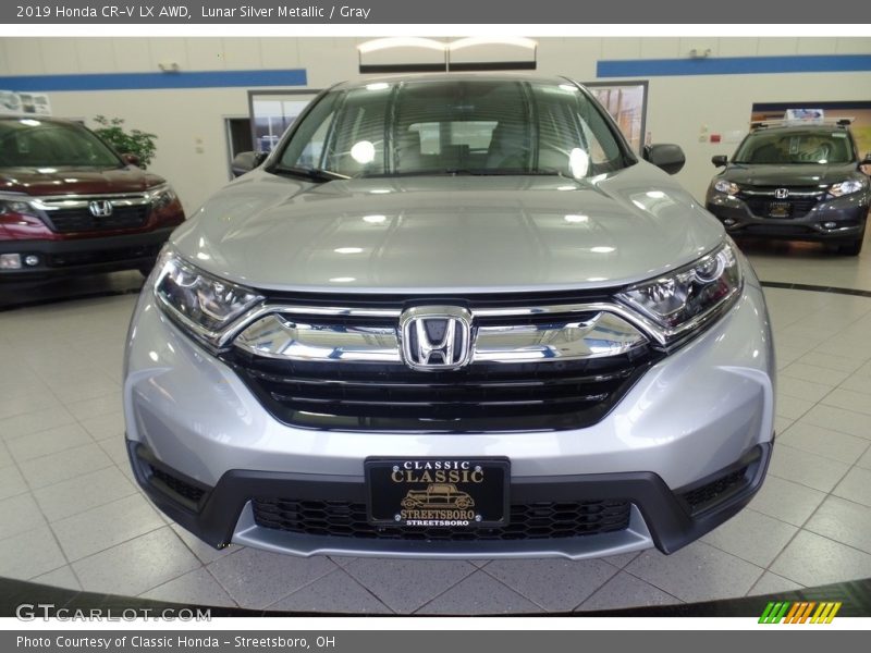 Lunar Silver Metallic / Gray 2019 Honda CR-V LX AWD