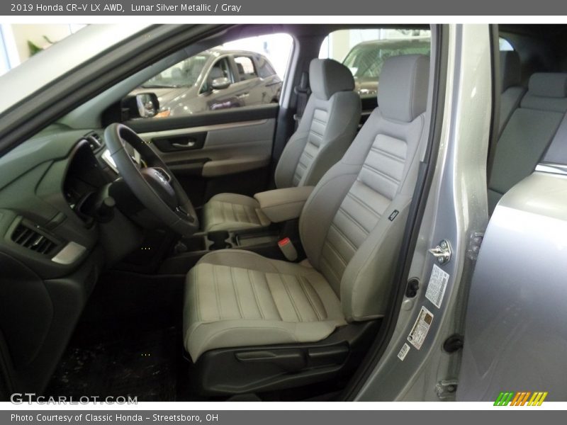 Lunar Silver Metallic / Gray 2019 Honda CR-V LX AWD