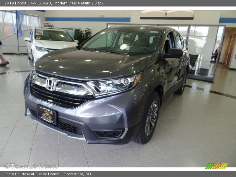 Modern Steel Metallic / Black 2019 Honda CR-V LX AWD