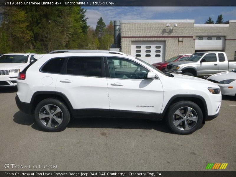 Bright White / Black/Ski Grey 2019 Jeep Cherokee Limited 4x4