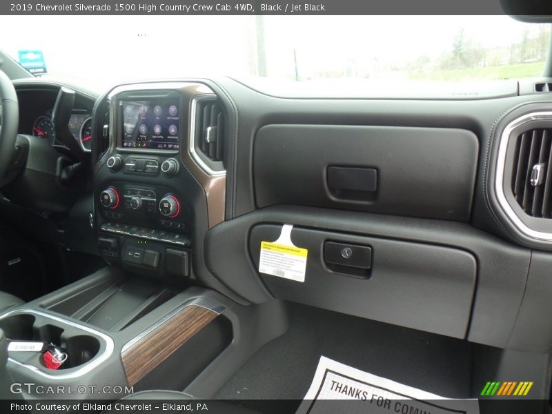 Black / Jet Black 2019 Chevrolet Silverado 1500 High Country Crew Cab 4WD