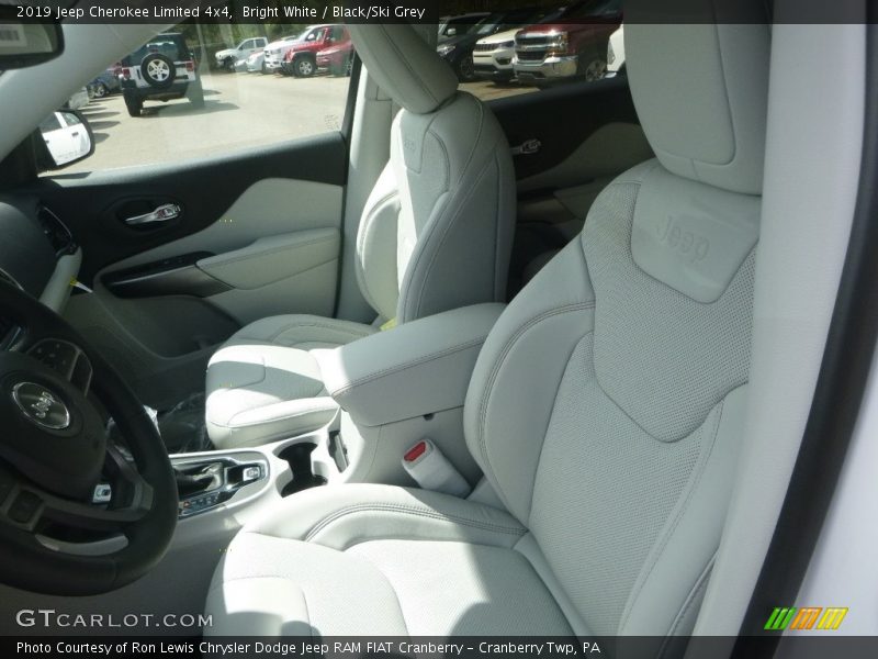 Bright White / Black/Ski Grey 2019 Jeep Cherokee Limited 4x4
