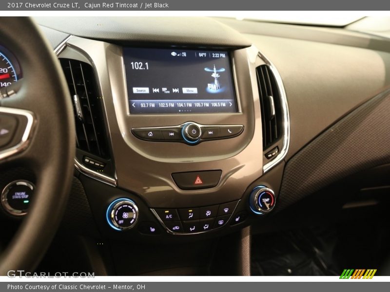 Cajun Red Tintcoat / Jet Black 2017 Chevrolet Cruze LT