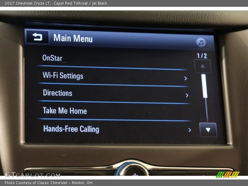 Cajun Red Tintcoat / Jet Black 2017 Chevrolet Cruze LT