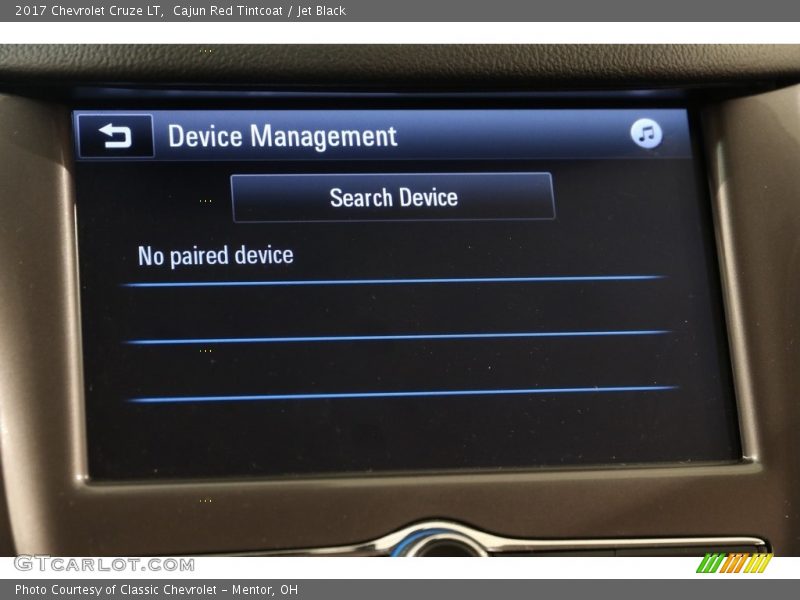 Cajun Red Tintcoat / Jet Black 2017 Chevrolet Cruze LT
