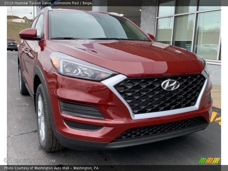 Gemstone Red / Beige 2019 Hyundai Tucson Value
