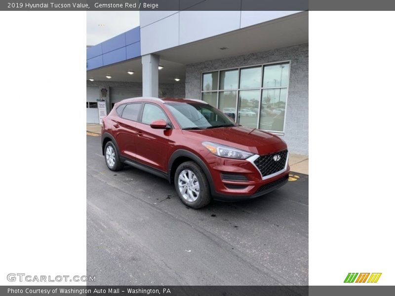 Gemstone Red / Beige 2019 Hyundai Tucson Value