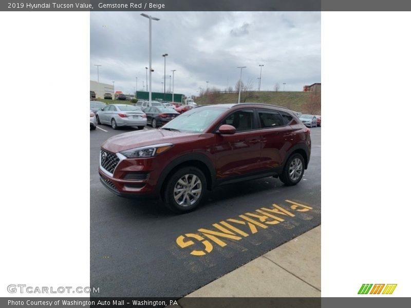 Gemstone Red / Beige 2019 Hyundai Tucson Value
